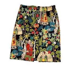Marianna Deri Rare Sz XXL Emma Skirt Tropical Pattern Made inGermany Frida Kahlo